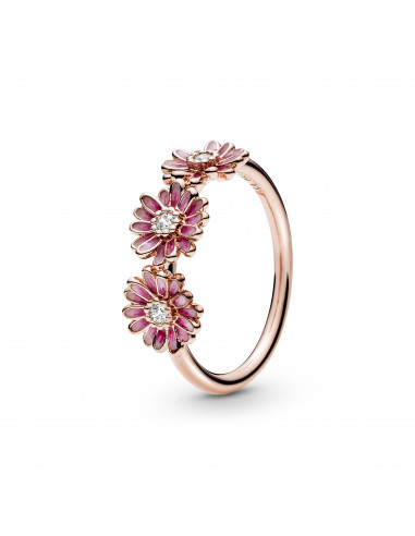 Anillo en Pandora Rose Tro de Margaritas Rosas